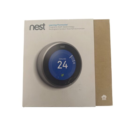 Nest Learning Thermostat 3rd Gen Smart Wi-Fi Programmable Thermostat - Picture 1 of 7